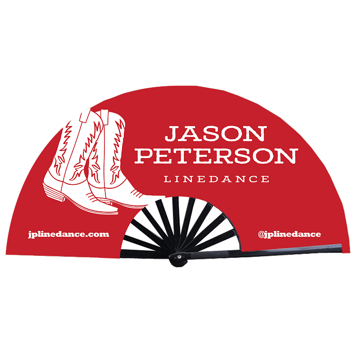 JPLinedance Folding Hand Fan product image (1)