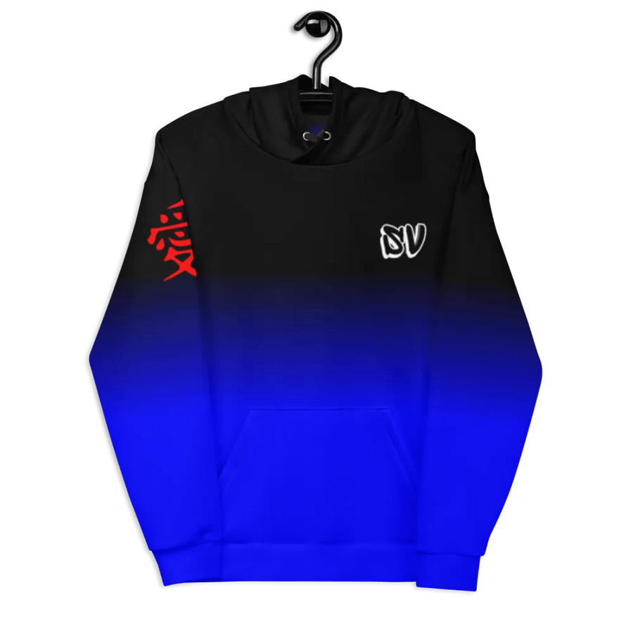 STRAIGHT VIBIN NEON COLOR FADE STYLE SHUKAKU + GAARA HOODIE product image (7)