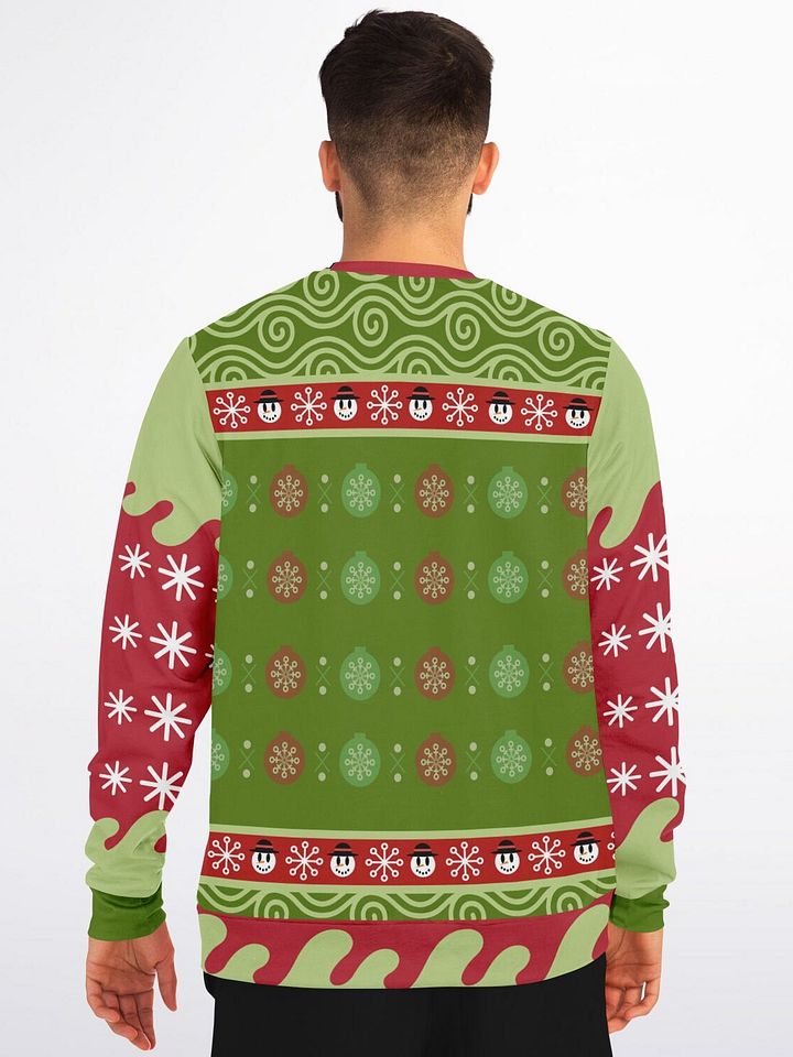 Funny Snowman Christmas Sweatshirt | Winter Holiday Humor Outfit | Unisex Christmas Party Sweater product image (2)