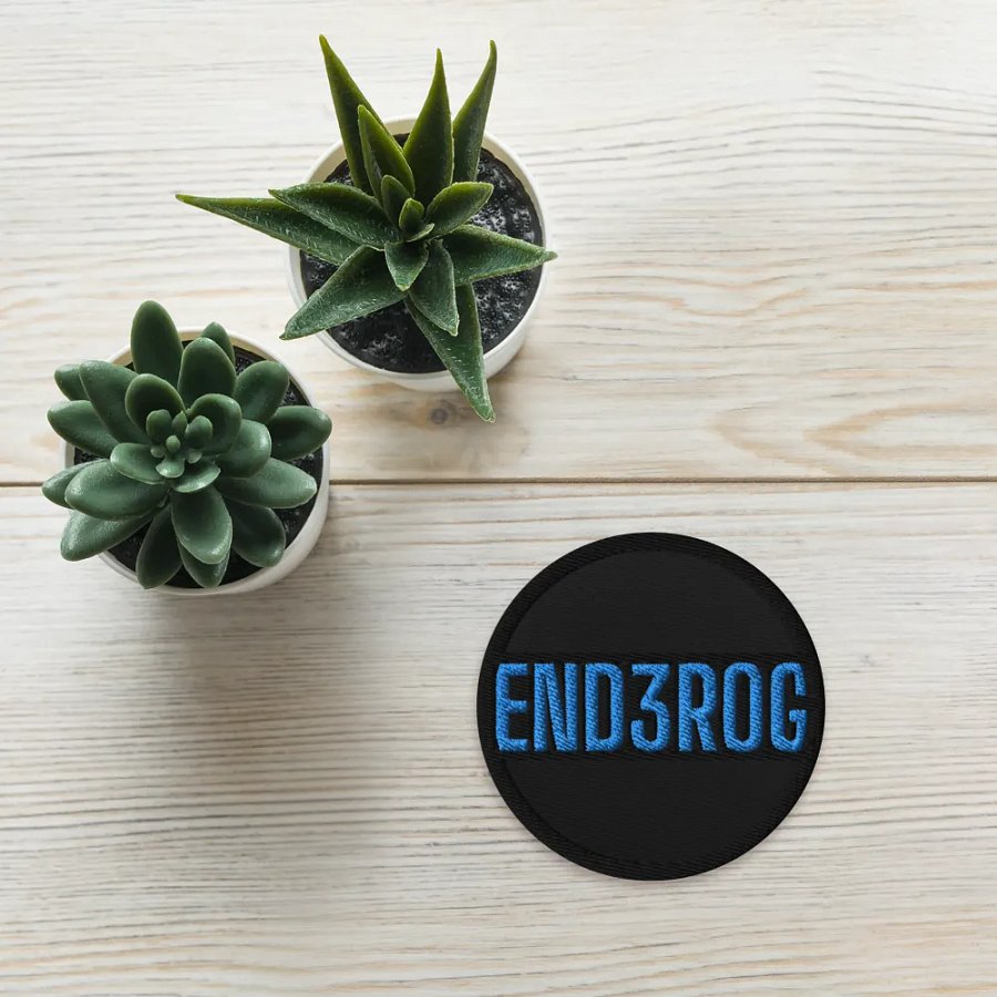 END3ROG Leetspeak Embroidered Patch product image (6)
