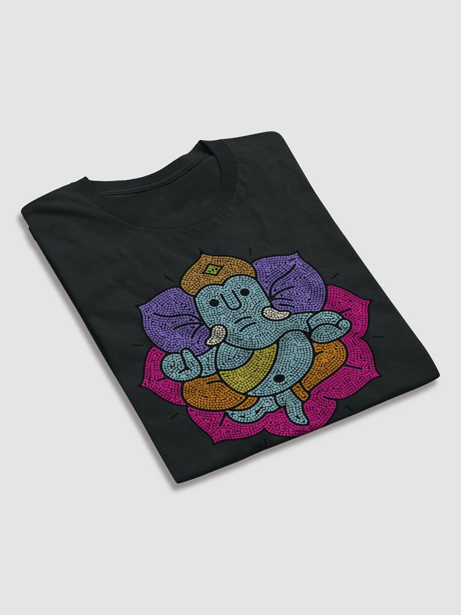 Ganesha Mosaic Lotus | Vibrant Spiritual Art T-shirt product image (42)