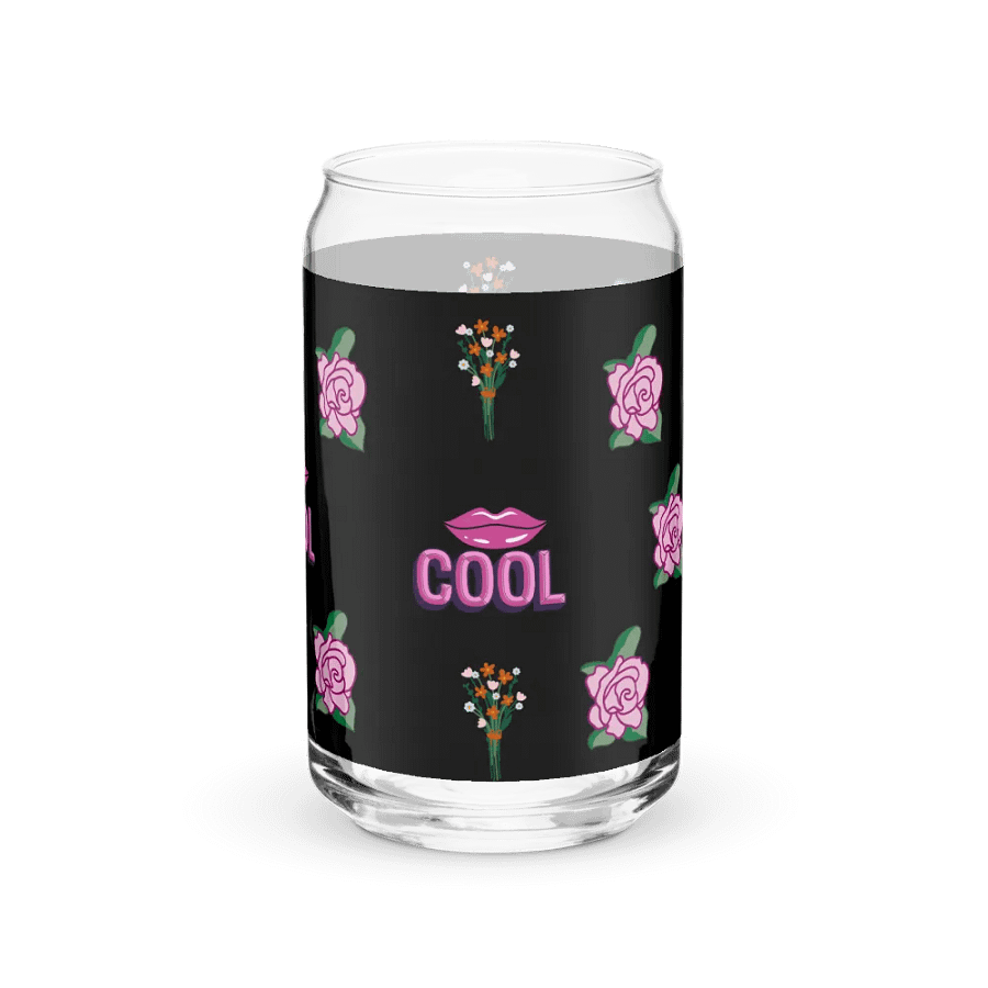 Rose & Lips Can-Shaped Glass product image (3)