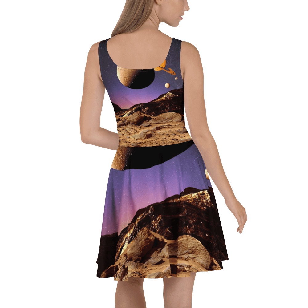'Floating' Vibrant Melodies Skater Dress product image (4)