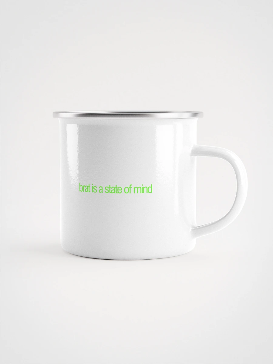 brat is a state of mind enemel mug product image (1)