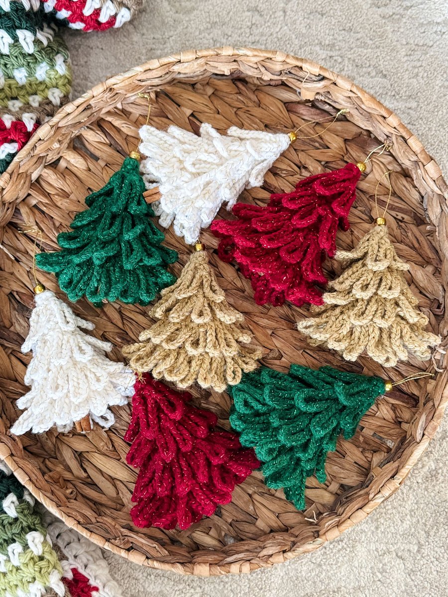 Loopy Tree Ornament Crochet Pattern product image (7)