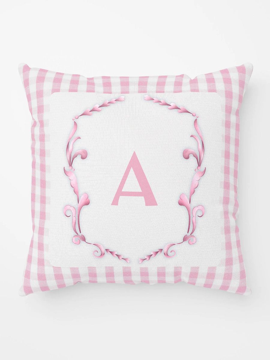 Pink Preppy Charm Pillow A product image (5)