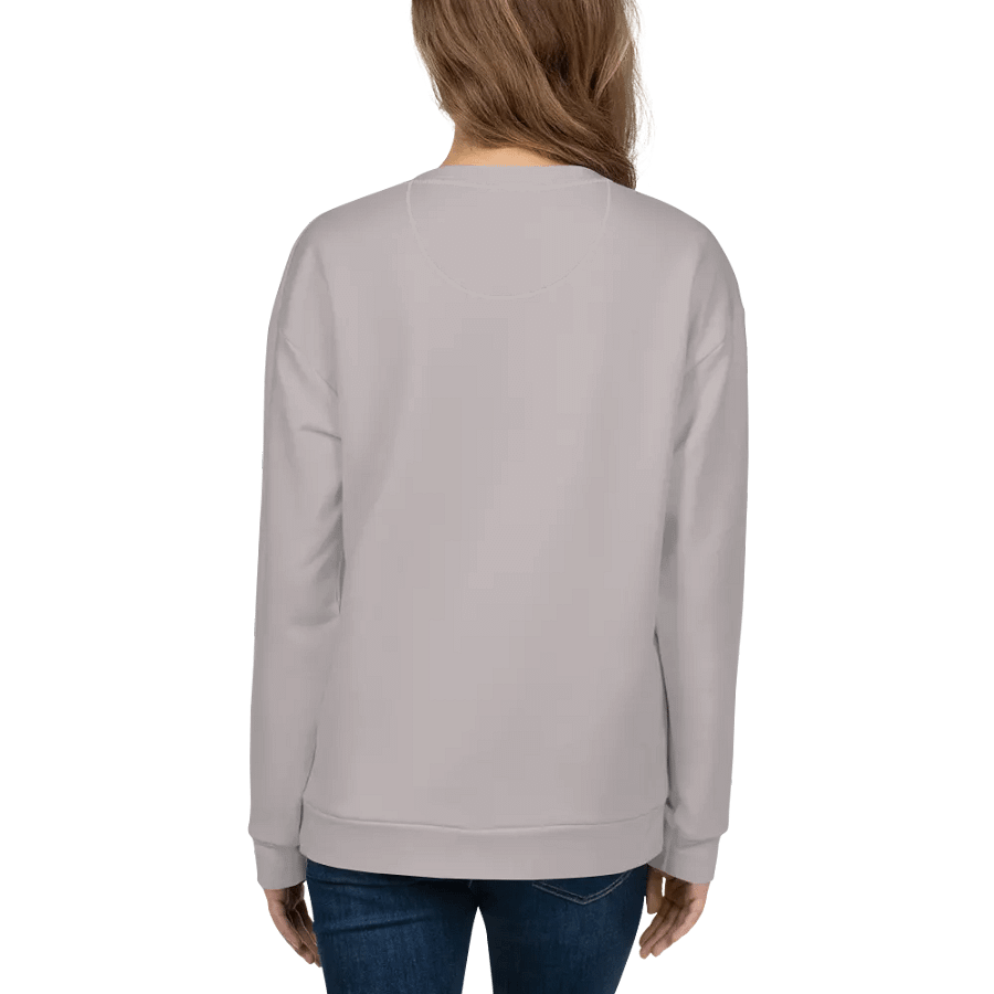 Plain Gray True Summer Unisex Recycled Polyester Heavyweight Premium Sweatshirt by Treasure Pie product image (8)
