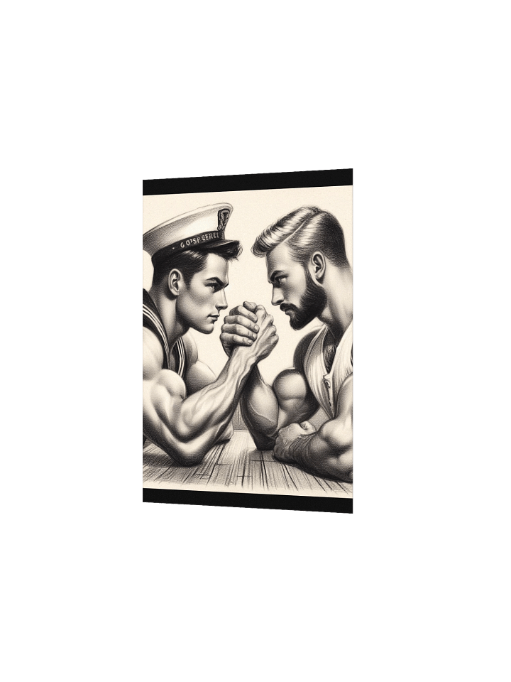 Up Close and Personal: Sailors – Tom of Finland Tribute Gay Pride Graphic Design Poster product image (2)