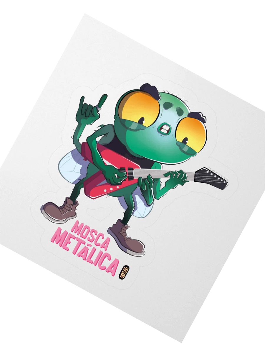 Mosca Metálica - Sticker (Kiss Cut) product image (6)