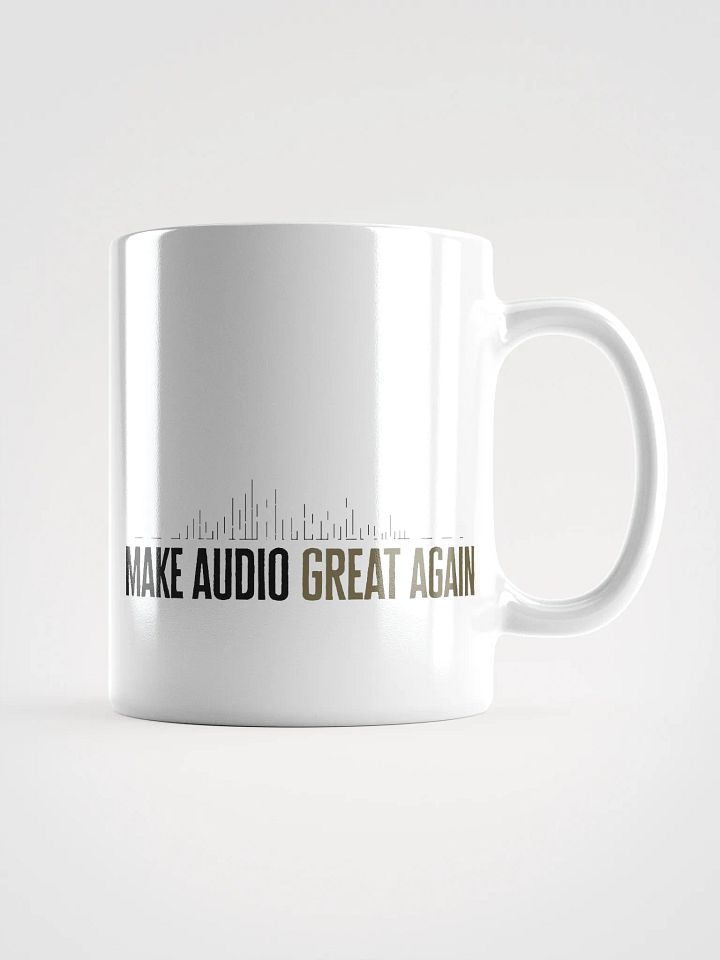 Make Audio Great Again White Glossy Mug product image (2)