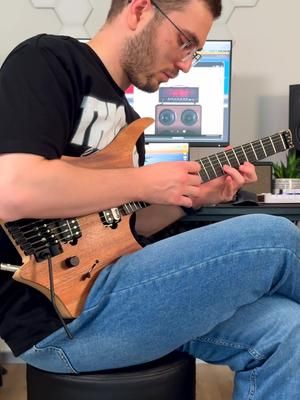 Tried to play a bit of Plini, reminded me I gotta practice my taps.. @.strandberg* Guitars @Neural DSP @Plini  #prog #plini #guitartok #guitar #headless #strandberg #neuraldsp 