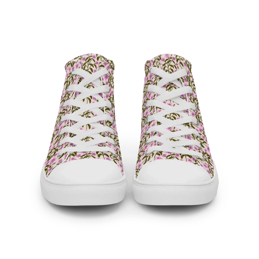 Campion Trails - Pink and Green - Women High Top Canvas Shoes product image (3)