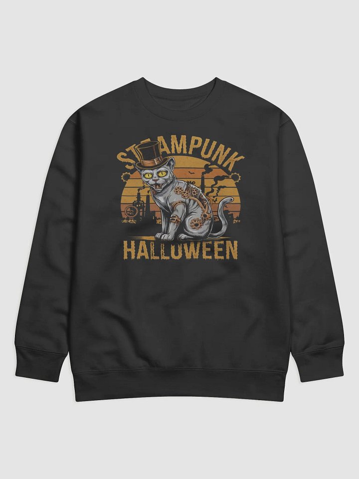 Steampunk Cat Mechanical Sweatshirt product image (1)