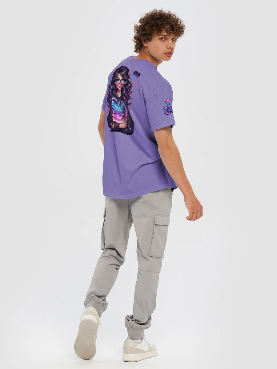Large Back Image - Tori Holding Galaxy Heart 