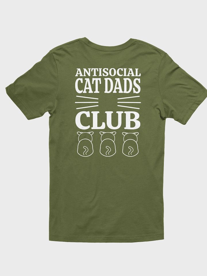Antisocial Cat Dads Club 2 Unisex T-shirt (Back Print) product image (1)