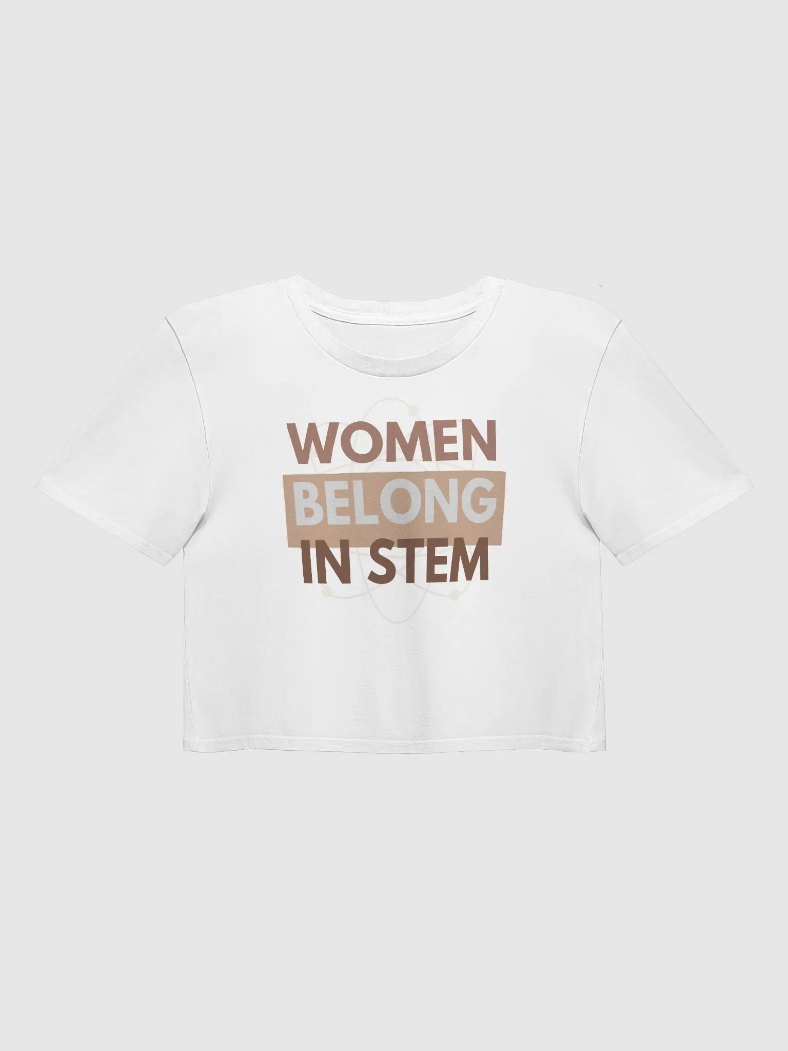 Women in STEM Crop Top product image (2)