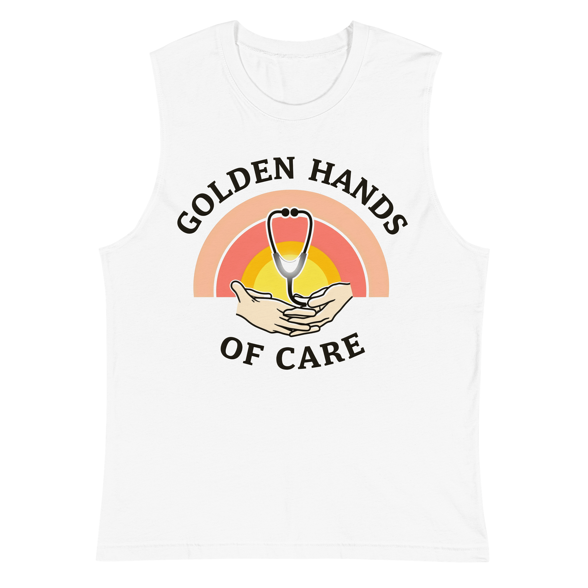 Golden Hands of Care Muscle Tank product image (2)