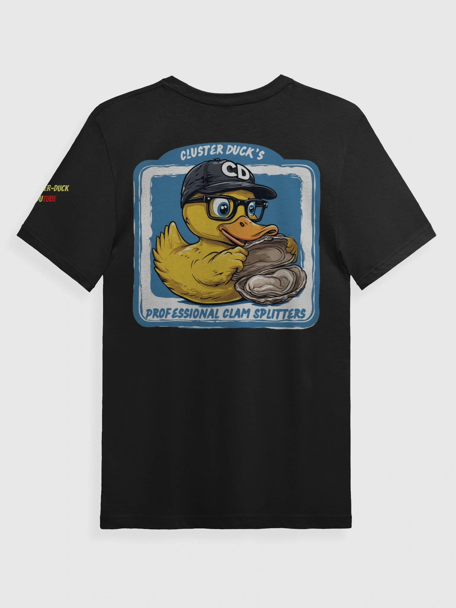 Clam Tee "Front & Back" product image (1)