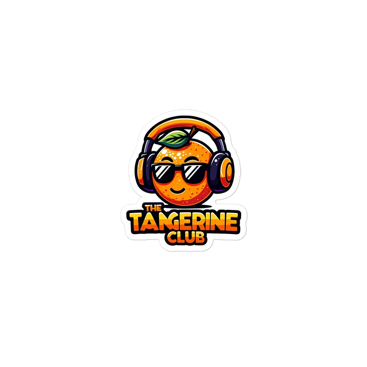 Tangerine die-cut magnet product image (1)