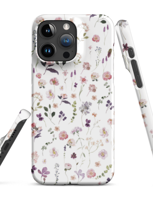 WILDFLOWER WEDDING WATERCOLOR Snap Case product image (1)