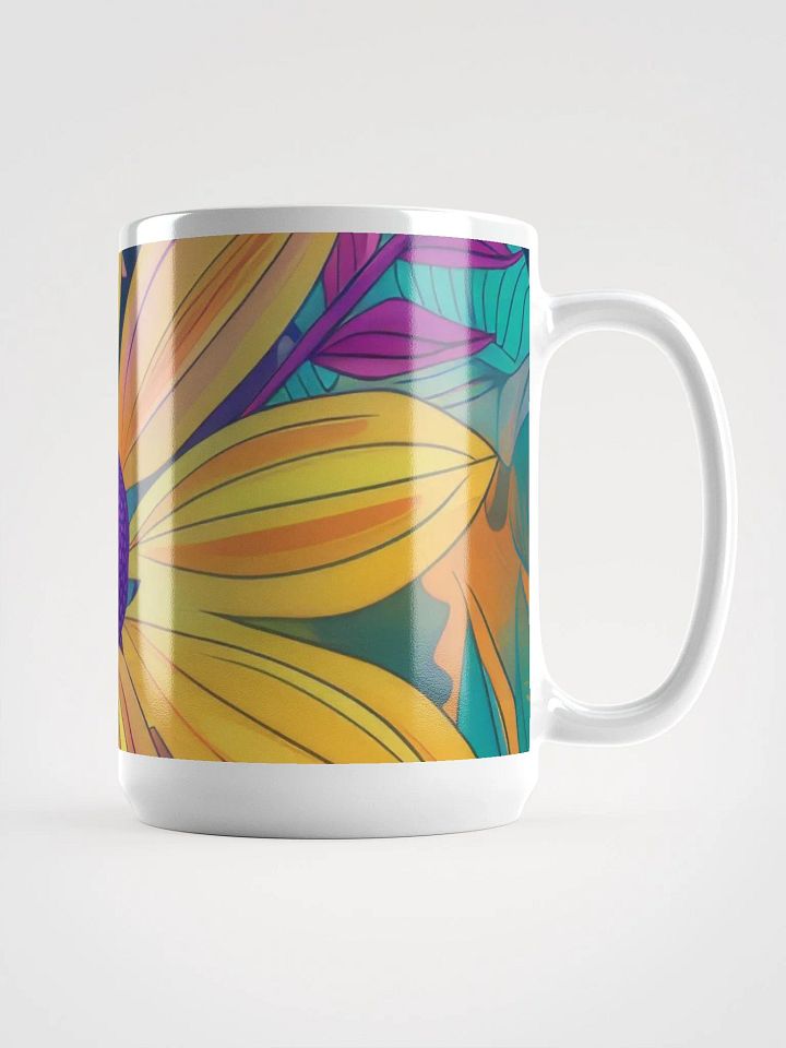 Botanical Bliss White Glossy Mug product image (1)