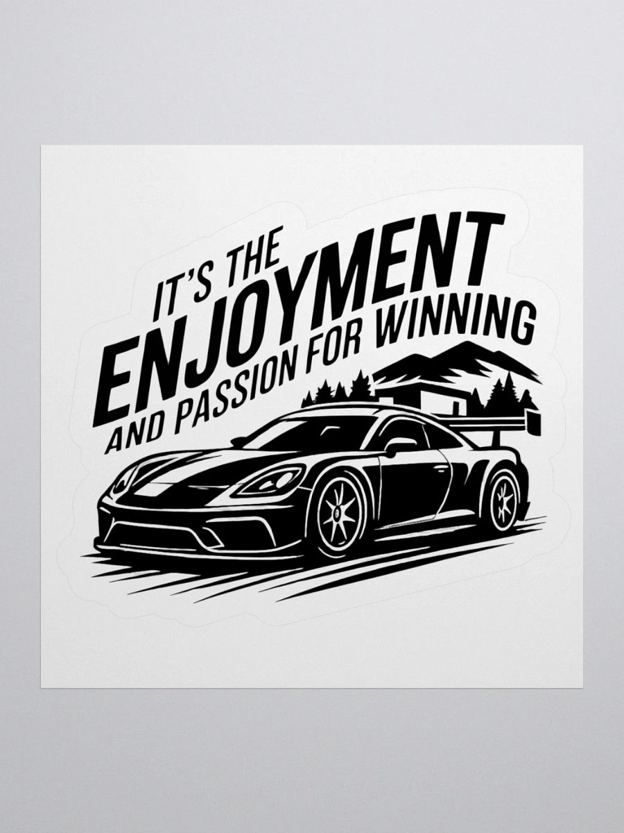 It’s the enjoyment and passion for winning – GT3 Kiss Cut Sticker product image (1)