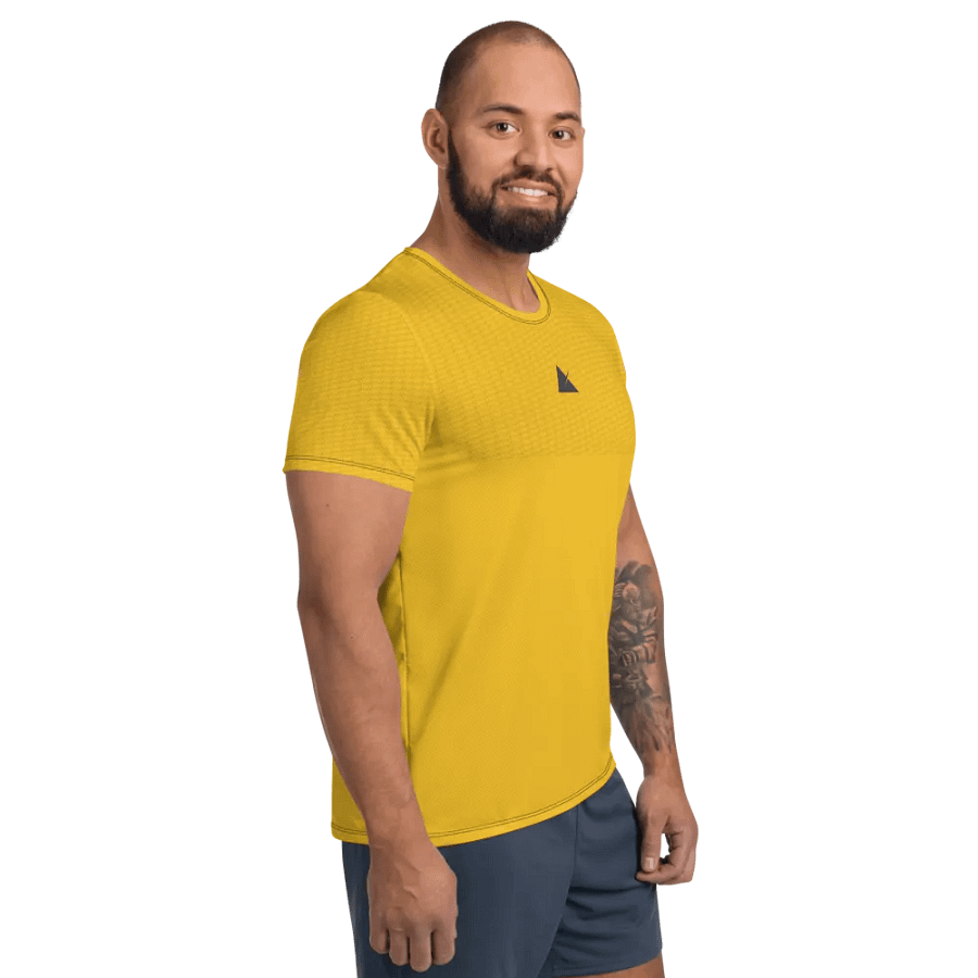 Awestruck Yellow Armor Athletic Tee product image (8)
