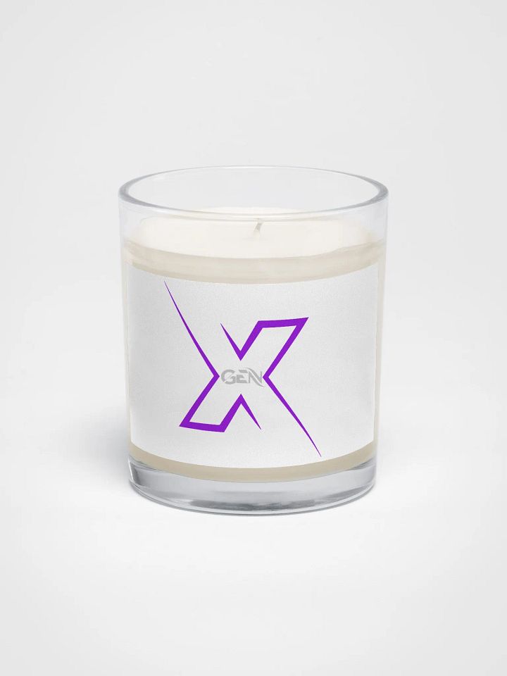 Gen X Soy Wax Candle- purple logo product image (1)