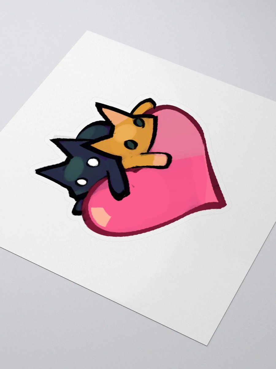 Rocky and Chile Heart Sticker product image (9)