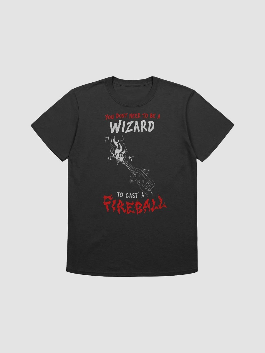 Fireball Bottle Tee // White on Black product image (8)