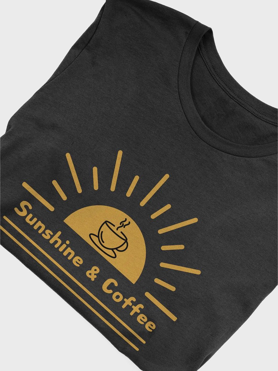 Sunshine & Coffee Stylized Logo T-Shirt product image (50)