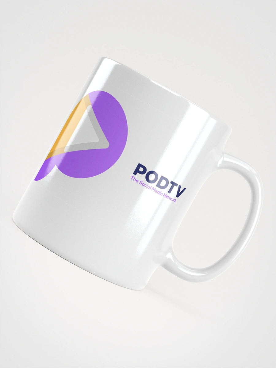 PODTV The Social Media Network White Glossy Mug product image (12)