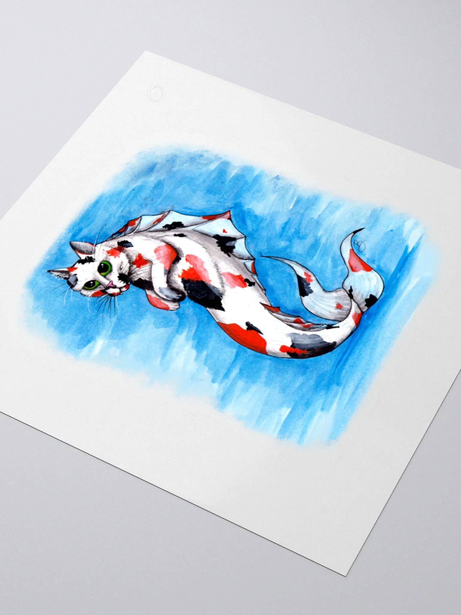 Mermeow Calico Sticker product image (9)