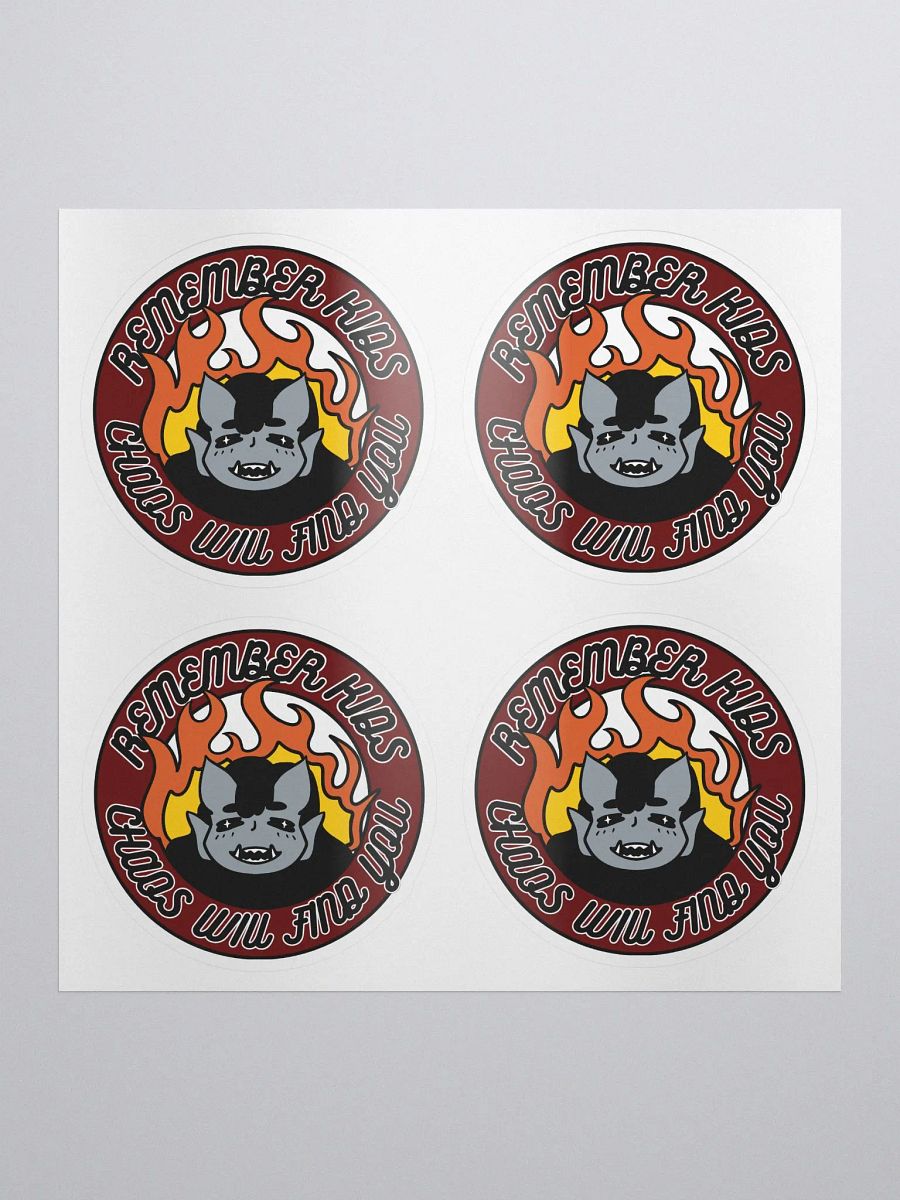 Chaos will sticker you product image (1)