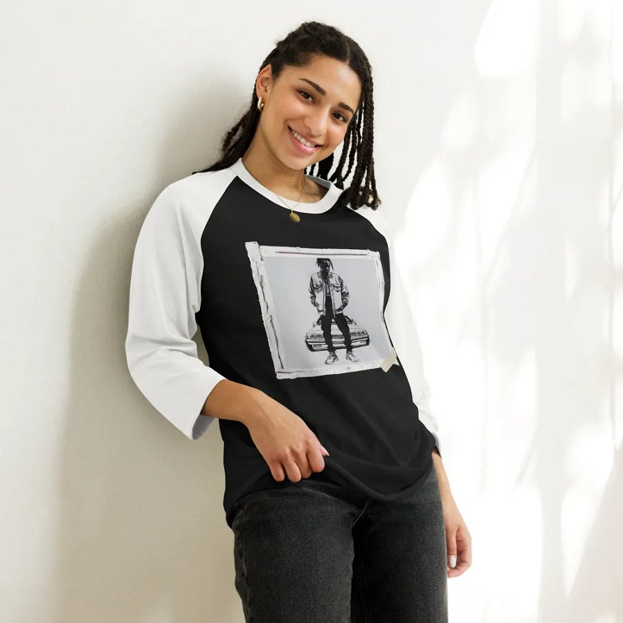 Fine jersey Raglan tee product image (3)