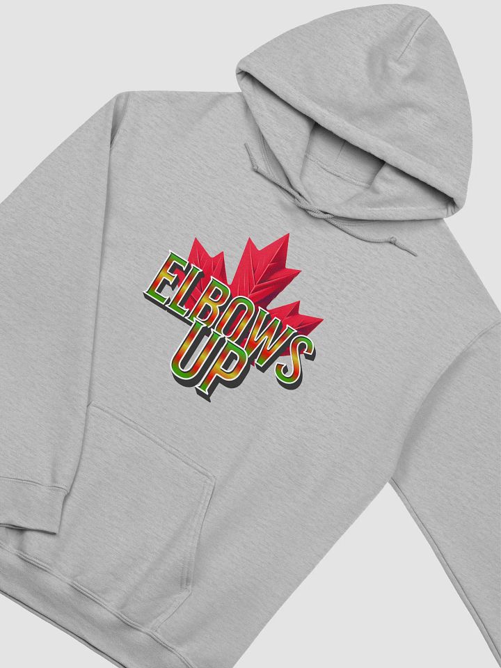 Elbows Up Maple Leaf Gradient Classic Hoodie product image (22)