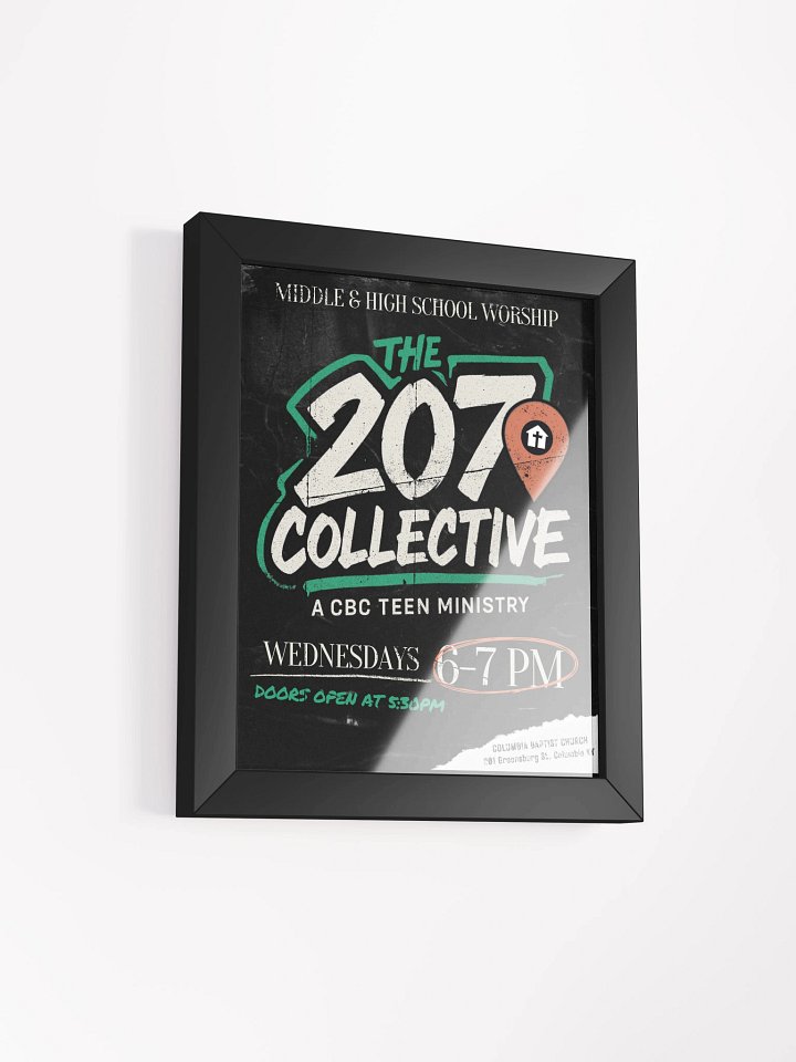207 Collective - Teen Ministry Framed Poster product image (4)