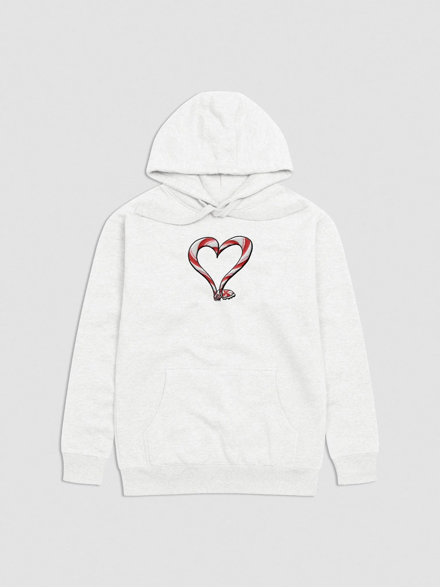 Candy Cane Tentacle Heart- embroidered hoodie product image (58)