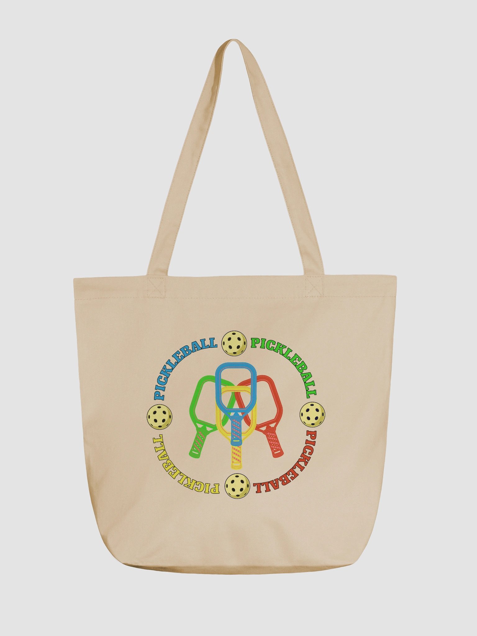 Pickleball Four Circle Colors Paddles Tote Bag product image (5)