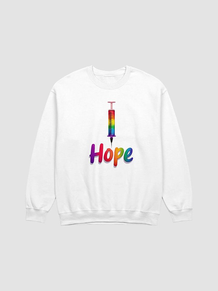 Rainbow Hope Syringe Crewneck Sweatshirt product image (1)