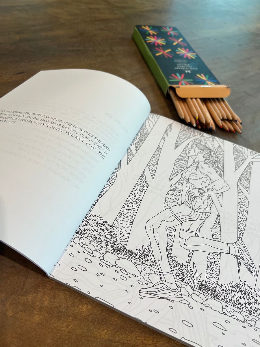 Be Slow. Get Fast. Runner's Coloring Book product image (6)