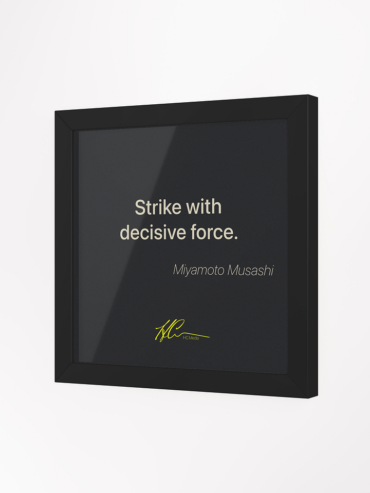 Miyamoto Musashi Q2 - Framed Poster product image (2)