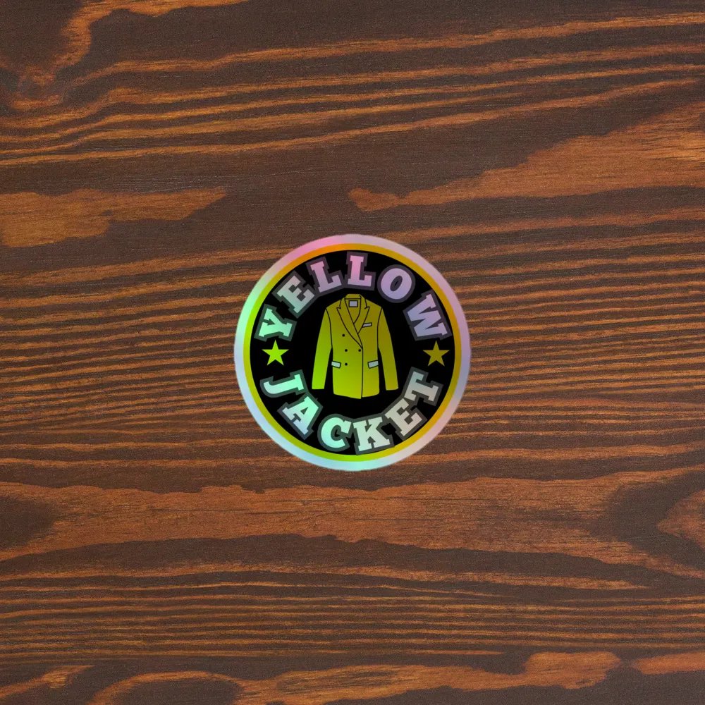 Sticker - YellowJacket Circle (HOLOGRAPH) product image (3)