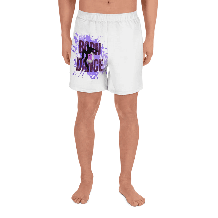 Born to Dance His Silhouette Splash Athletic Shorts product image (2)