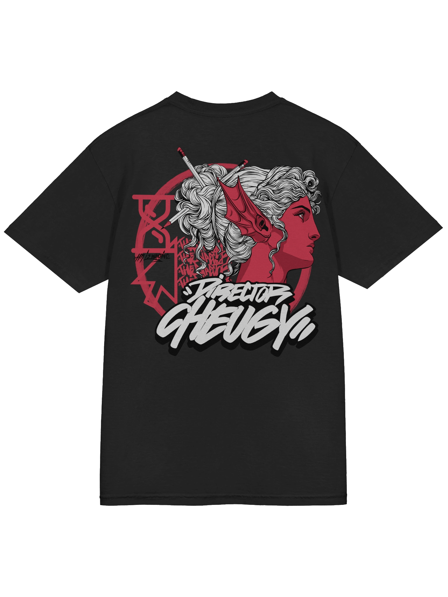 Bustin Tee (Back Graphic - Red) product image (5)