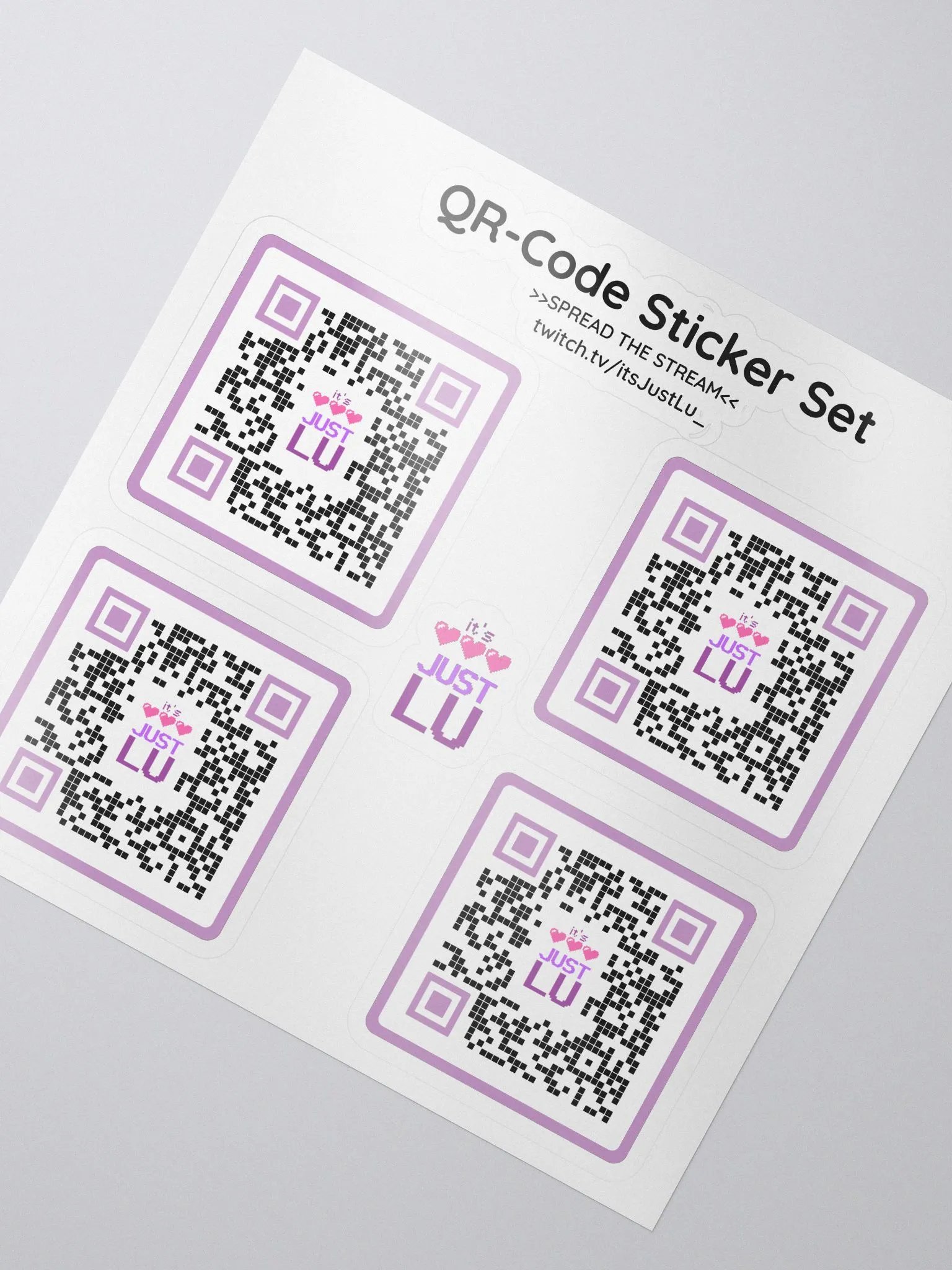 QR-Code Sticker Set BIG product image (2)