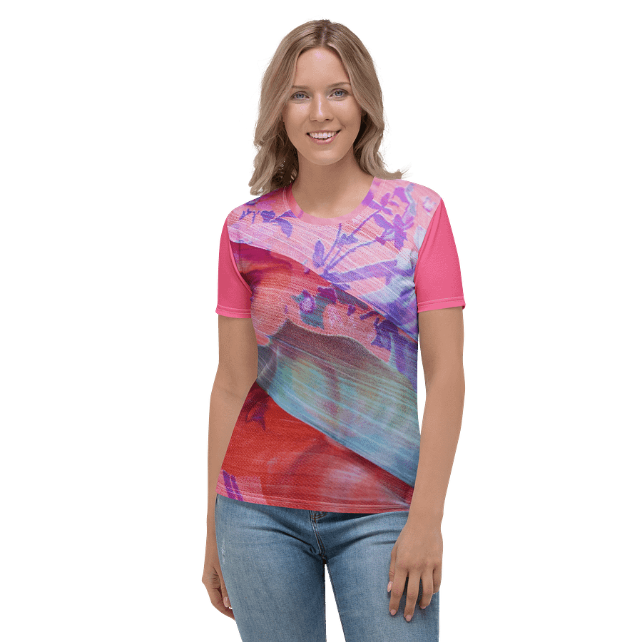 Paradise Breeze Brink Pink Women's Print T-Shirt product image (4)