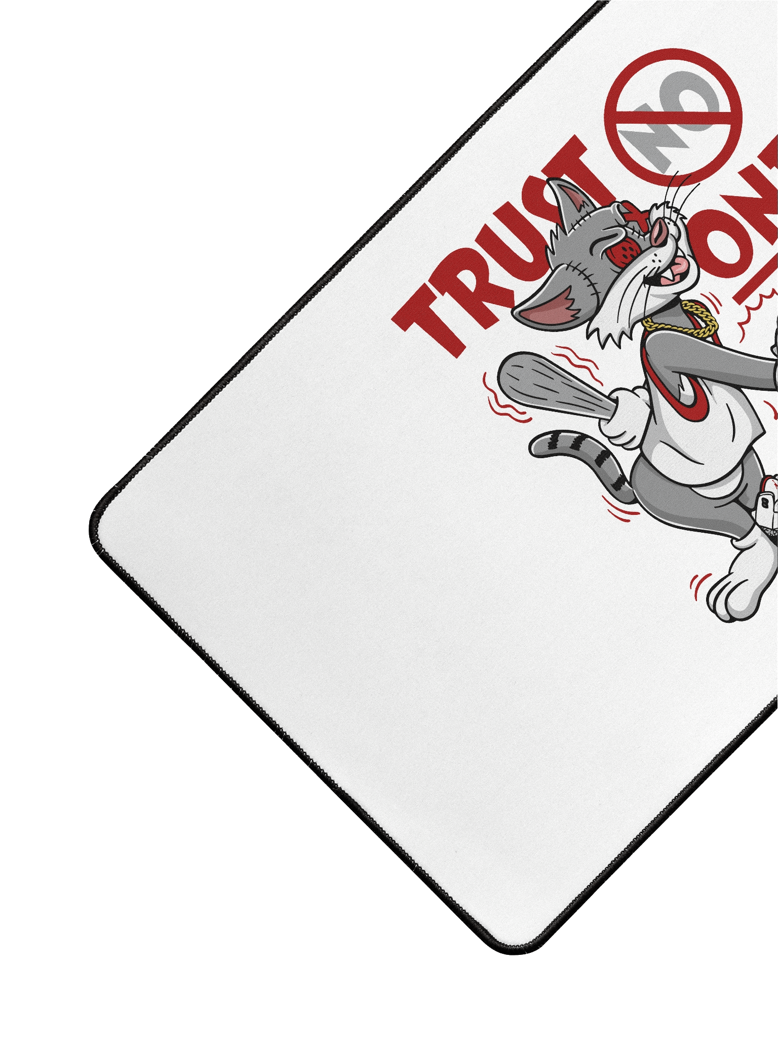 Cat vs. Mouse Mistrust Desk Mat product image (3)