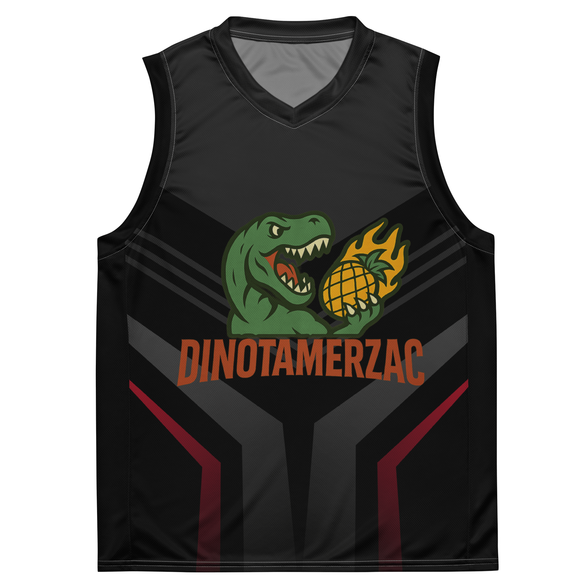 Dino All-Over Basketball Jersey product image (2)