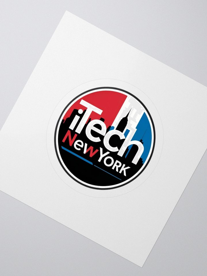 iTechNewYork Logo Kiss Cut Stickers product image (4)